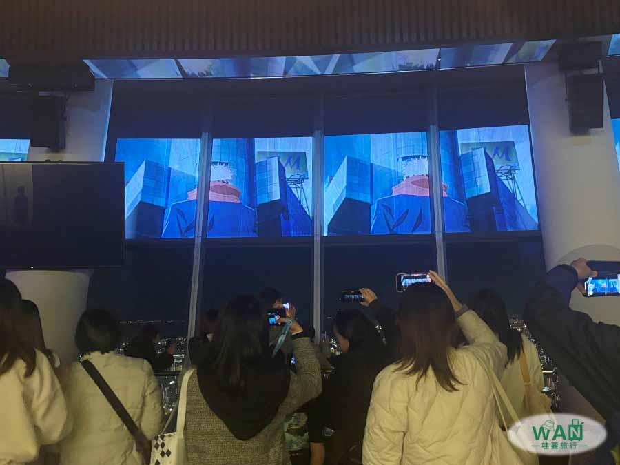 晴空塔圓周大屏