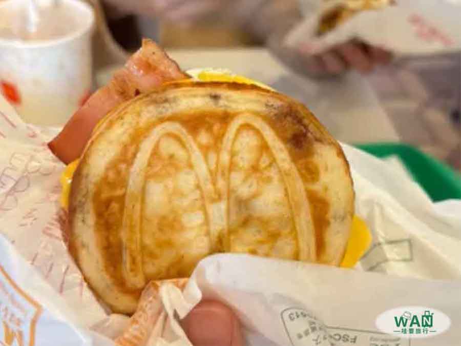 日本楓糖鬆餅漢堡