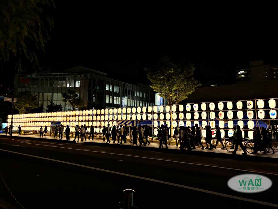 秋田竿燈祭路線