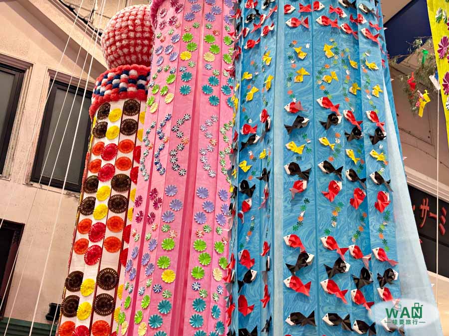 仙台七夕祭和紙裝飾