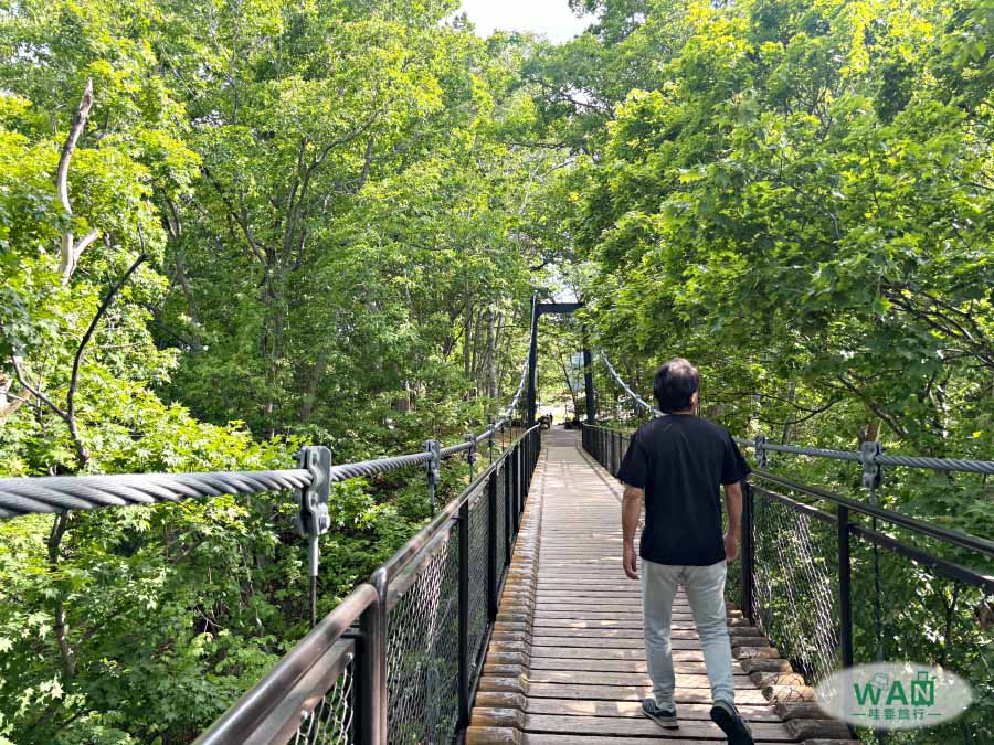 羊蹄山名水公園吊橋